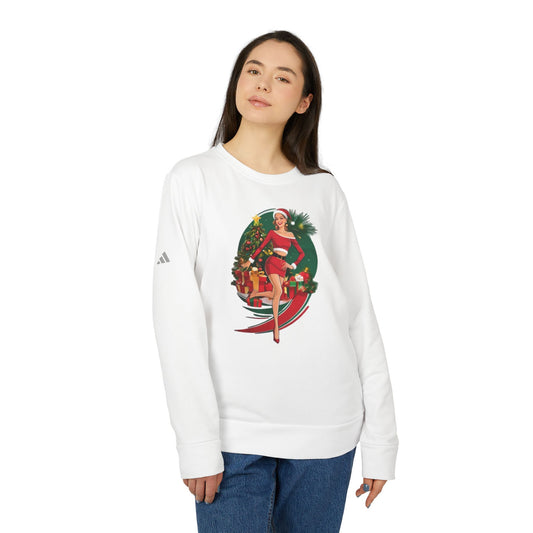 Felpa Girocollo Unisex Festiva - Design "Holiday Cheer" by Adidas