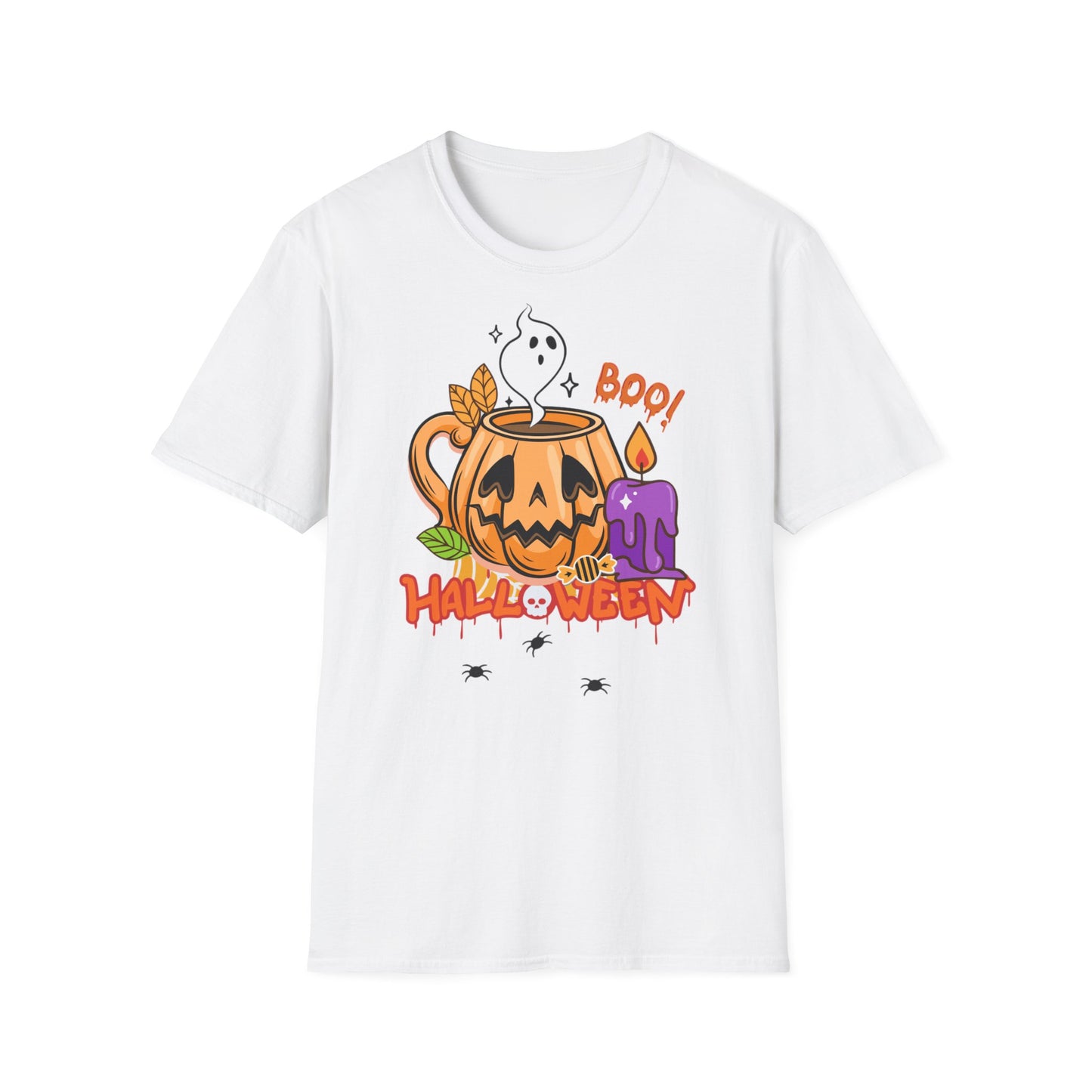 T-Shirt Unisex Softstyle per Halloween: Festeggia con Stile!