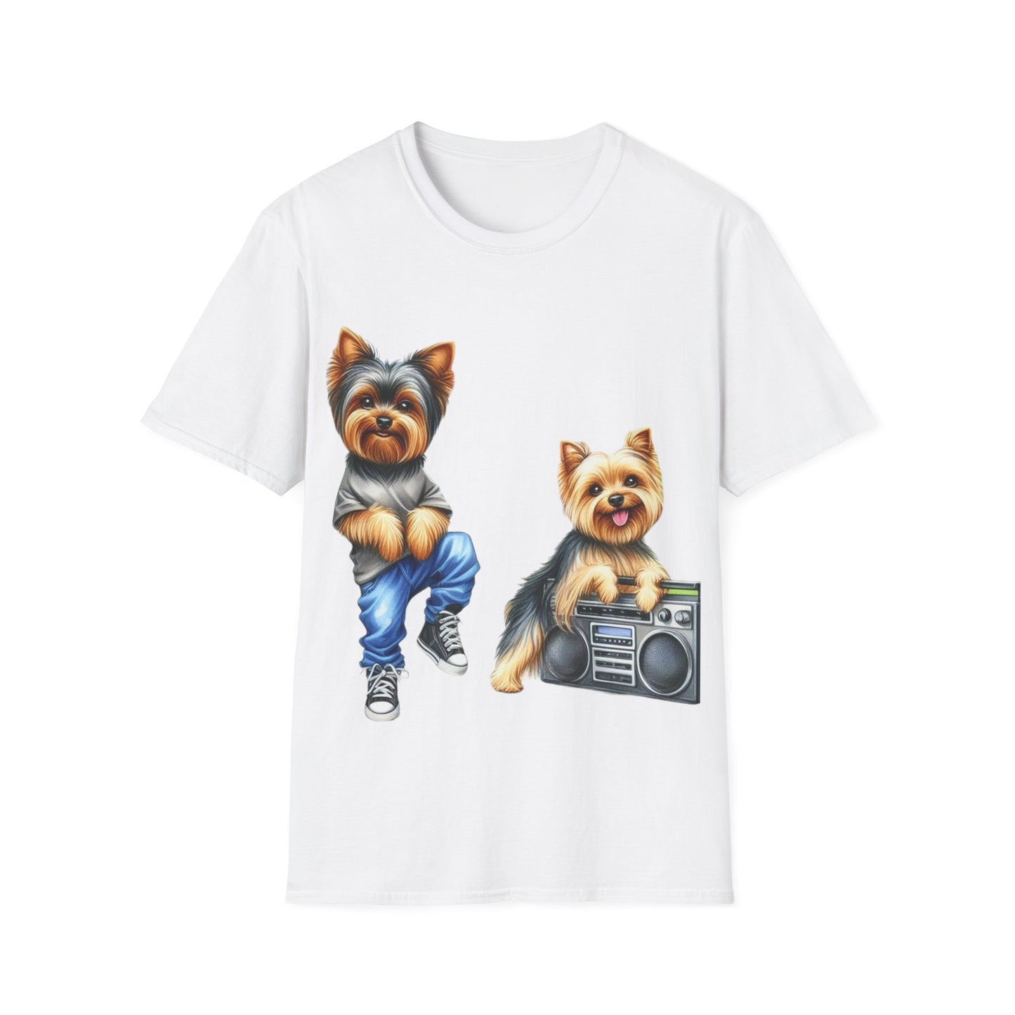 Cool Dog Vibes Unisex Softstyle T-Shirt - Perfect for Pet Lovers