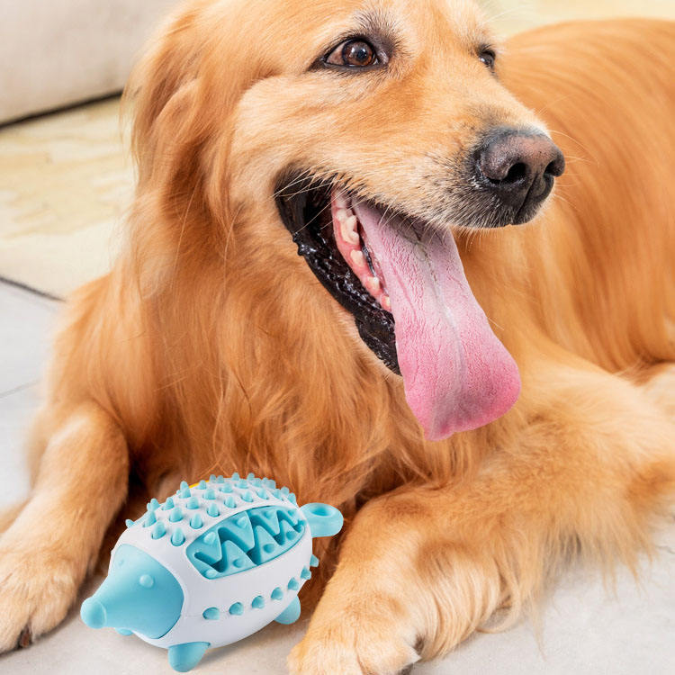 Giocattolo da Masticare per Cani in Gomma Naturale TPR - Distributore di Cibo, Igiene Dentale e Stimolazione Mentale