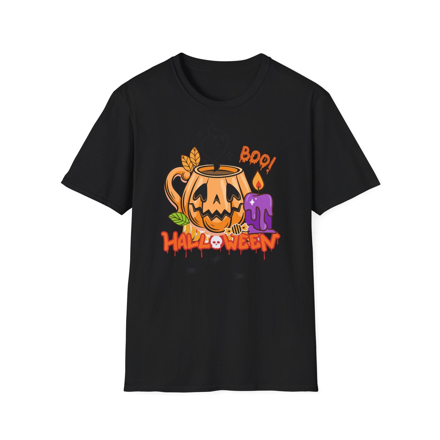 T-Shirt Unisex Softstyle per Halloween: Festeggia con Stile!