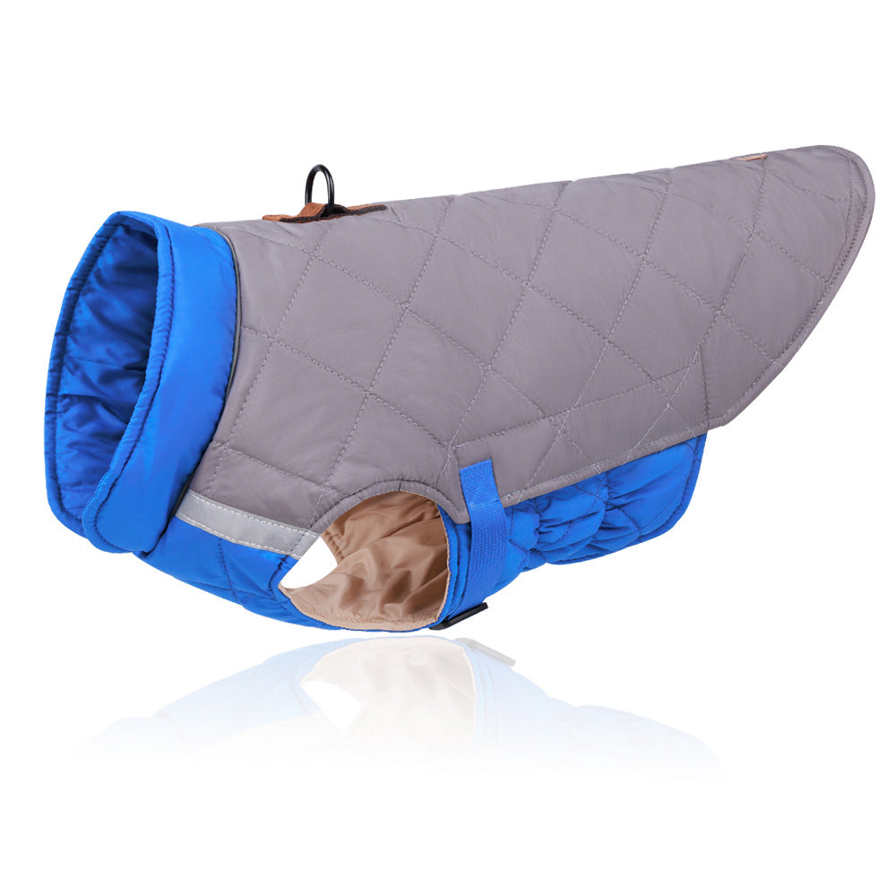 Cappotto Riflettente Caldo per Cani - Gilet Imbottito in Cotone Stile Casual | Abbigliamento per Animali Domestici