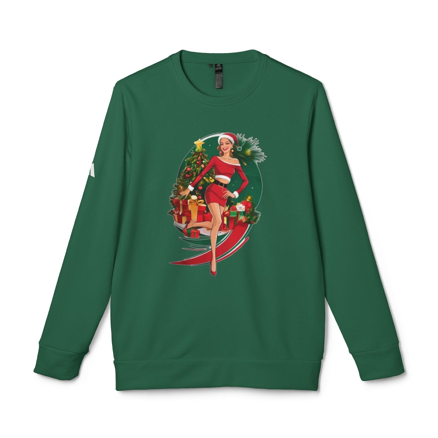 Felpa Girocollo Unisex Festiva - Design "Holiday Cheer" by Adidas